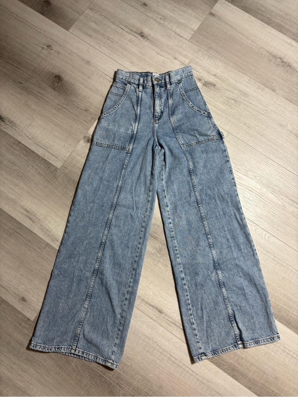 Lee Workwear Wide Leg Carpenter Utility Jeans Size 24